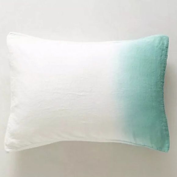 NEW Anthropologie Sol 2 King Sham Set Linen Ombré Z449-1